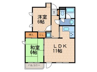 カサ. デラ. カッサの物件間取画像